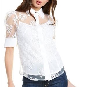 GRACIA Women’s lace blouse color white size L